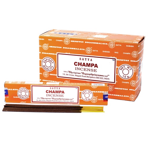 [iSatya-12] Varillas de Incienso Satya 15gm - Champa