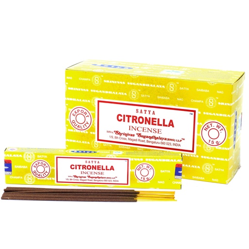[iSatya-32] Varillas de Incienso Satya 15gm - Citronela