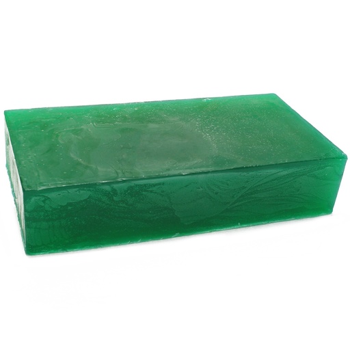 [ASoap-05] Menta - verde claro -Aromaterapia  Barra 2Kg