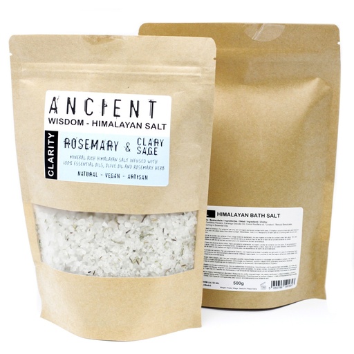 [HBathS-02] Mezcla de sal de baño del Himalaya - 500 g - Claridad