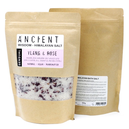[HBathS-03] Mezcla de sal de baño del Himalaya - 500 g - Sensual
