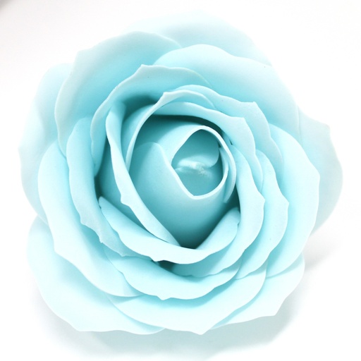 [CSFH-21] Flor de manualidades deco grande - celeste bebé