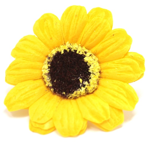 [CSFH-28] Flor de girasol manualidades deco mediana - amarillo