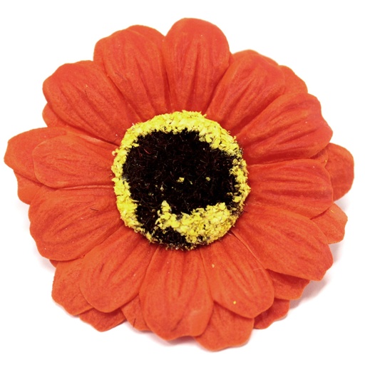 [CSFH-30] Flor de girasol manualidades deco mediana - naranja