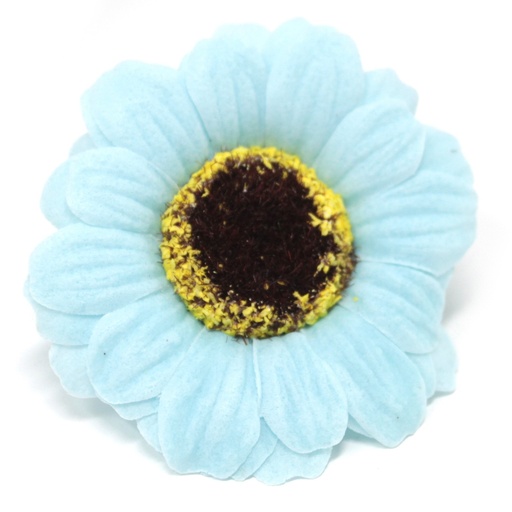 [CSFH-32] Flor de girasol manualidades deco mediana - celeste bebé