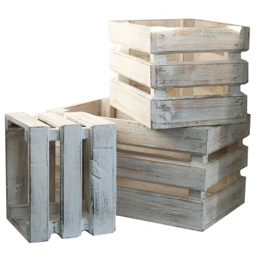 [RDS-152] Caja de frutas set de 3 - Blanco