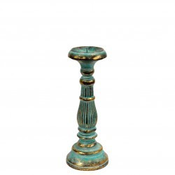 [Vinstics-06] Candelabro Pequeño - Turquois Gold