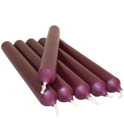 [DCBulk-12] Violeta Velas de la cena a Granel (100)