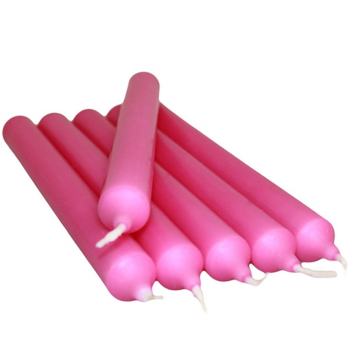 [DCBulk-27] Fushcia Velas de la cena a Granel (100)