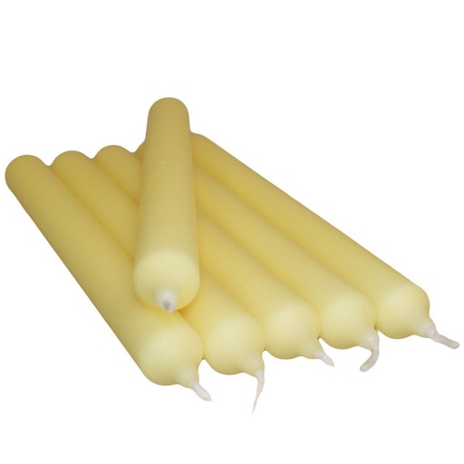 [DCBulk-07] Amarillo Velas de la cena a Granel (100)