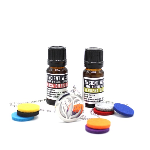 [BNDL-10] Conjunto de Collar Difusor y Aceites Esenciales