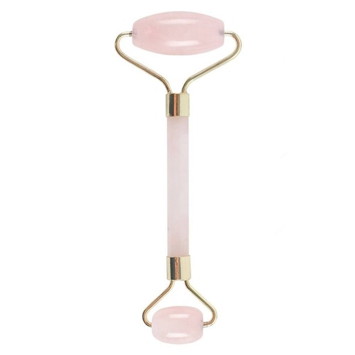 [GemFR-01] Rodillo Piedras Preciosas para Cara- Cuarzo rosa