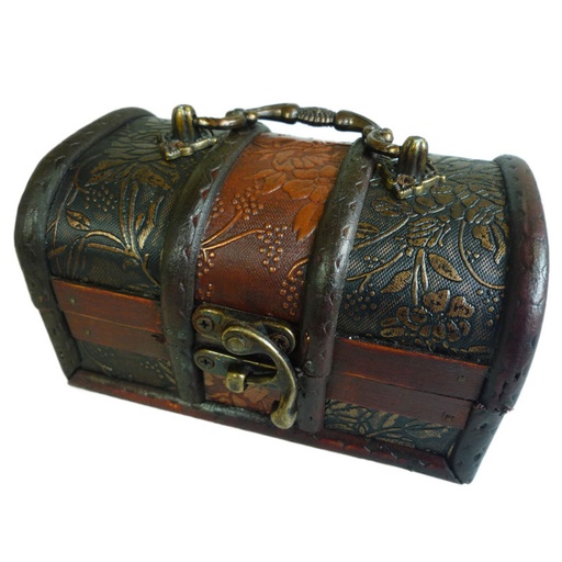 [ColB-15] Lrg Caja Colonial - Panel Dorado