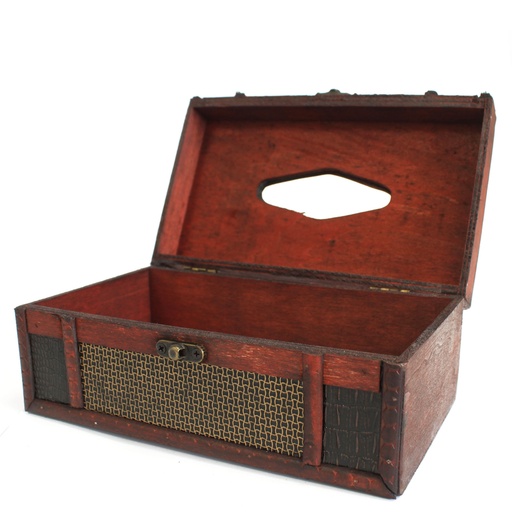 [ColB-22] Caja de Pañuelos Grande Estilo Baúl