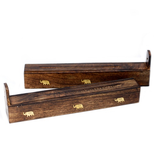 [ISH-175M] Mango Wood Incense Box - Assorted