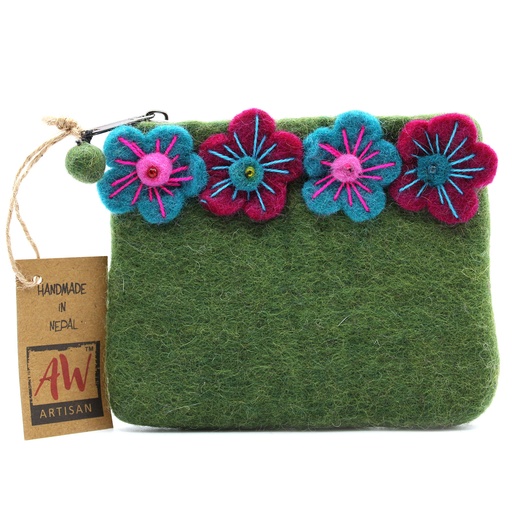 [FZP-02] Estuche de Fieltro Natural (surt) - Cuatro Flores