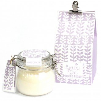 [ACKC-18] Velas en Tarro de Vidrio - Pressed Peonie
