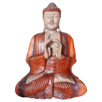[HCBS-11] Estatua de Buda Tallada a Mano - 60cm Dos Manos