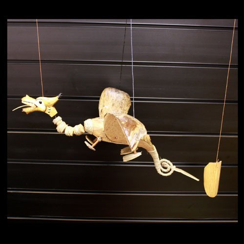 [CocoD-01] Dragón Volador Natural 37cm