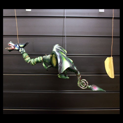 [CocoD-02] Dragón Volador Verde 37cm