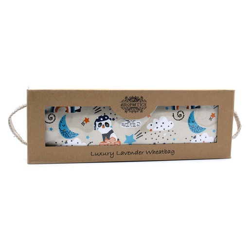 [AWHBL-07] Bolsa de Trigo de Lavanda en Caja de Regalo - Panda Soñoliento