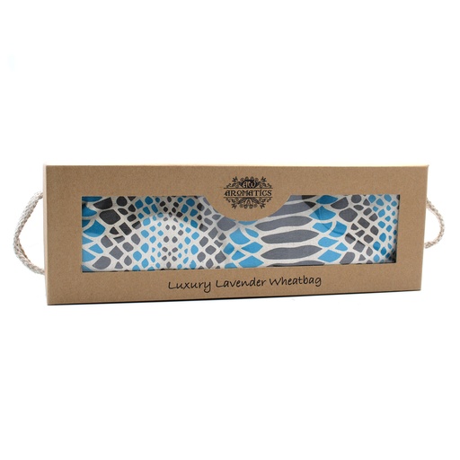 [AWHBL-09] Bolsa de Trigo de Lavanda en Caja de Regalo - Víbora Azul