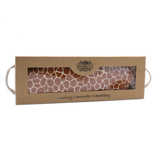 [AWHBL-11] Bolsa de Trigo de Lavanda en Caja de Regalo - Jirafa de Madagascar