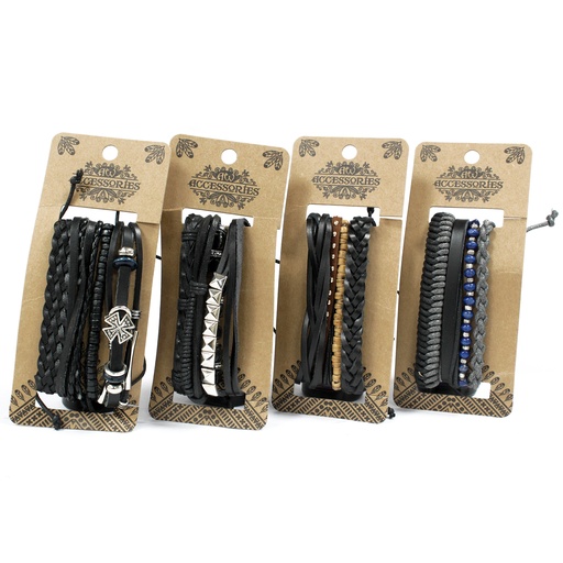 [MBS-03] Pulsera de Hombre - Negro (color aleatorio)