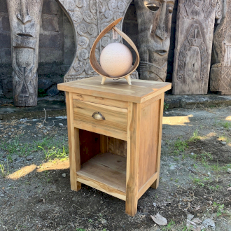 [ACShop-19] Mesita de noche - Clásica - Madera reciclada