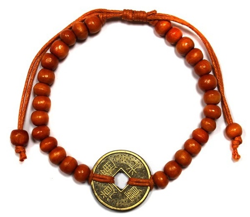 [BFGx-04] Good Luck Feng-Shui Bracelets - anaranjado