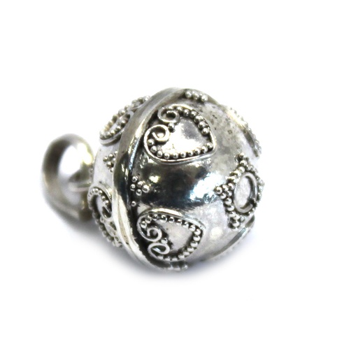 [SABall-13] Ángel Campana Plateada - Amor - 12mm