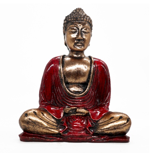 [RBud-05] Buddha Rojo y Oro - Med