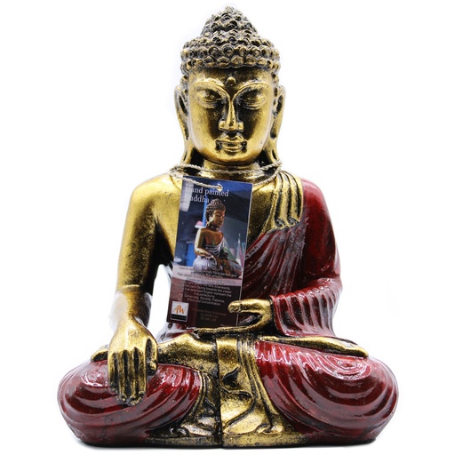 [RBud-12] Rojo y Oro Buddha - Lrg
