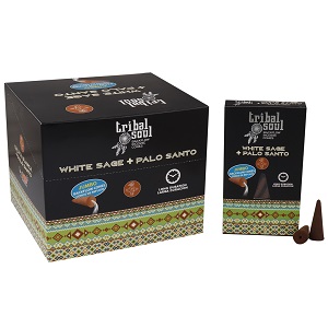 [TribalBF-06] Incienso de Reflujo Tribal Soul - Salvia Blanca + Palo Santo