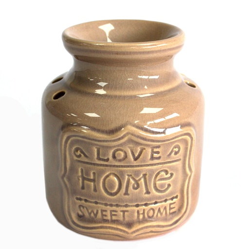 [HomeOB-03] Lrg Quemador de aceite - Gris - Love Home Sweet Home