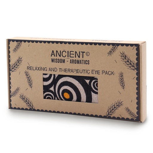 [CEyeP-06] Almohada para los ojos de algodón natural lavanda y juco en caja de regalo - Ilusión