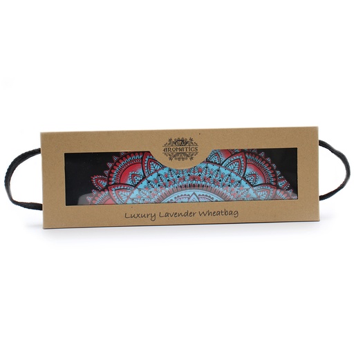 [AWHBL-15] Bolsa de trigo de lavanda de lujo en caja de regalo - Mandala