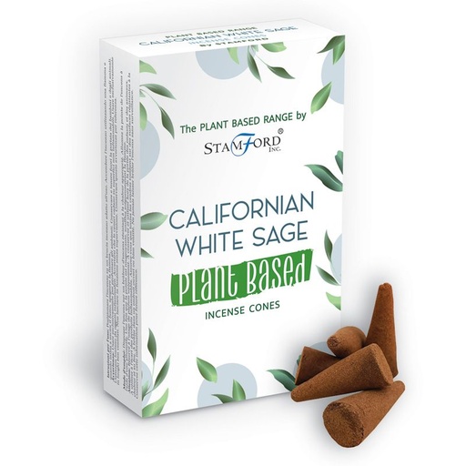 [SPBiC-01] Conos de Incienso a Base de Plantas - Salvia Blanca de California