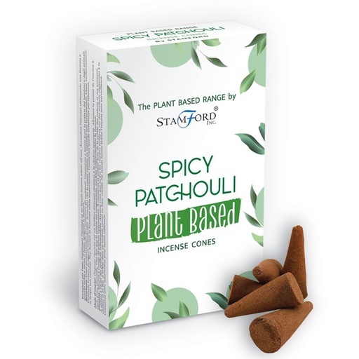 [SPBiC-05] Conos de Incienso a Base de Plantas - Pachuli Picante