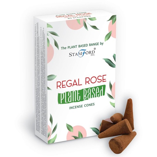 [SPBiC-10] Conos de Incienso a Base de Plantas - Rosa Real