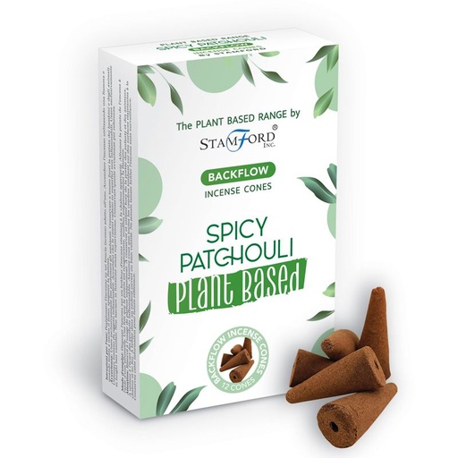 [SPBBF-05] Conos de Incienso de Reflujo a Base de Plantas - Pachuli Picante