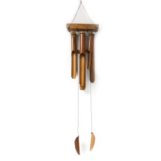 [BBamC-09] Campanilla de bambú - Acabado natural - 6 tubos grandes